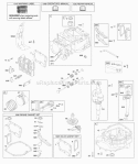 Camshaft Crankshaft Cylinder Engine Sump Lubrication Pistion Group Valves Diagram and Parts List for  Briggs and Stratton Engine
